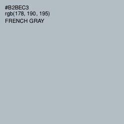 #B2BEC3 - French Gray Color Image