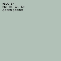 #B2C1B7 - Green Spring Color Image