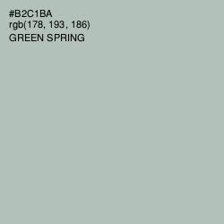 #B2C1BA - Green Spring Color Image