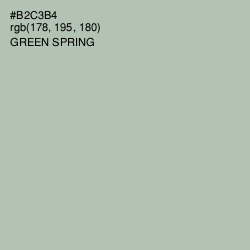 #B2C3B4 - Green Spring Color Image