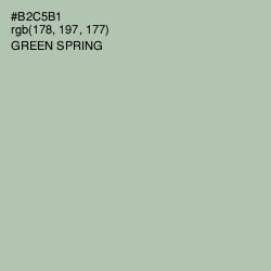 #B2C5B1 - Green Spring Color Image