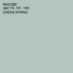 #B2C5BE - Green Spring Color Image