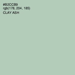 #B2CCB9 - Clay Ash Color Image