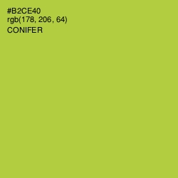 #B2CE40 - Conifer Color Image