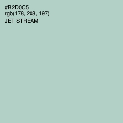 #B2D0C5 - Jet Stream Color Image