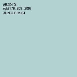#B2D1D1 - Jungle Mist Color Image