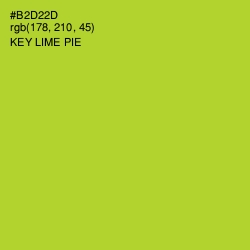 #B2D22D - Key Lime Pie Color Image