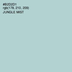 #B2D2D1 - Jungle Mist Color Image