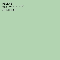 #B2D4B1 - Gum Leaf Color Image