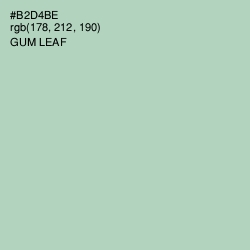 #B2D4BE - Gum Leaf Color Image