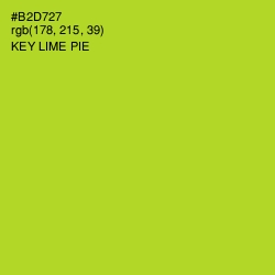 #B2D727 - Key Lime Pie Color Image