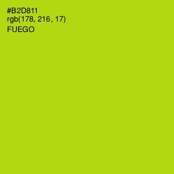 #B2D811 - Fuego Color Image