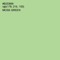 #B2D899 - Moss Green Color Image