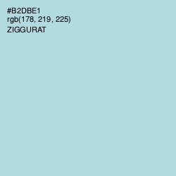 #B2DBE1 - Ziggurat Color Image