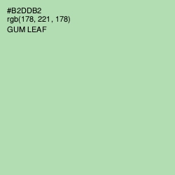 #B2DDB2 - Gum Leaf Color Image