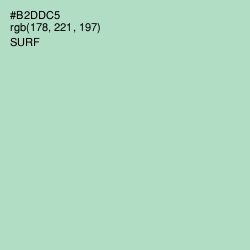 #B2DDC5 - Surf Color Image