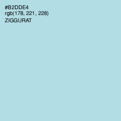 #B2DDE4 - Ziggurat Color Image