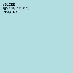 #B2DEE1 - Ziggurat Color Image