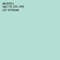 #B2DFD1 - Jet Stream Color Image