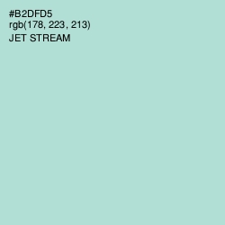 #B2DFD5 - Jet Stream Color Image