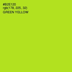 #B2E120 - Green Yellow Color Image