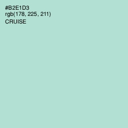 #B2E1D3 - Cruise Color Image