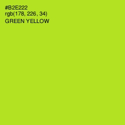 #B2E222 - Green Yellow Color Image