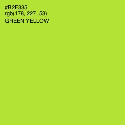 #B2E335 - Green Yellow Color Image