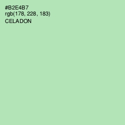 #B2E4B7 - Celadon Color Image