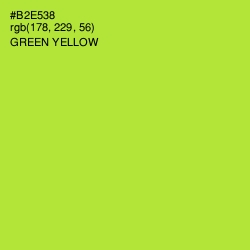 #B2E538 - Green Yellow Color Image