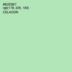 #B2E5B7 - Celadon Color Image