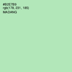 #B2E7B9 - Madang Color Image