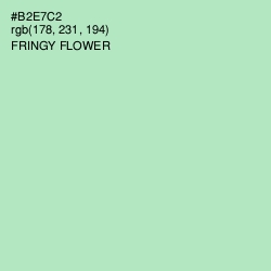 #B2E7C2 - Fringy Flower Color Image