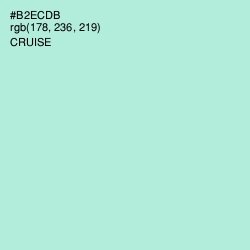 #B2ECDB - Cruise Color Image