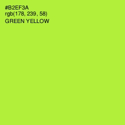 #B2EF3A - Green Yellow Color Image
