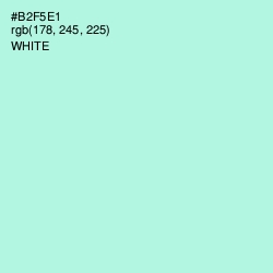 #B2F5E1 - Ice Cold Color Image