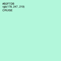 #B2F7DB - Cruise Color Image