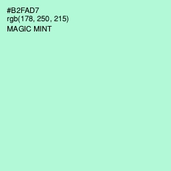 #B2FAD7 - Magic Mint Color Image