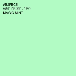 #B2FBC5 - Magic Mint Color Image