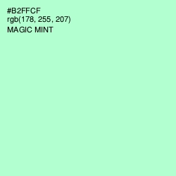 #B2FFCF - Magic Mint Color Image