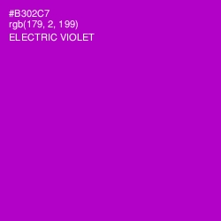 #B302C7 - Electric Violet Color Image