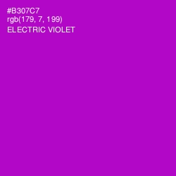 #B307C7 - Electric Violet Color Image