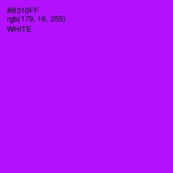 #B310FF - Electric Violet Color Image