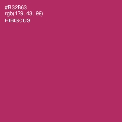 #B32B63 - Hibiscus Color Image