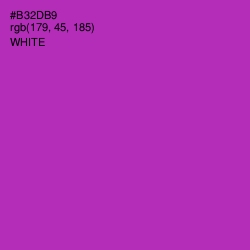 #B32DB9 - Violet Eggplant Color Image