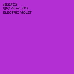 #B32FD3 - Electric Violet Color Image