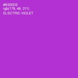 #B330D3 - Electric Violet Color Image