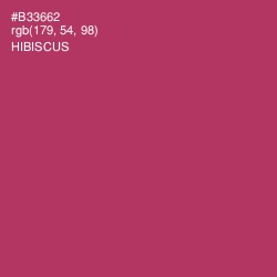 #B33662 - Hibiscus Color Image