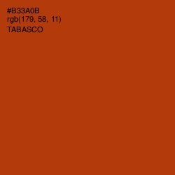#B33A0B - Tabasco Color Image
