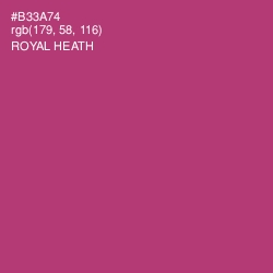 #B33A74 - Royal Heath Color Image